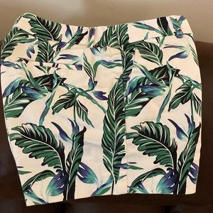 Worn once PERFECT Palm print white shirts